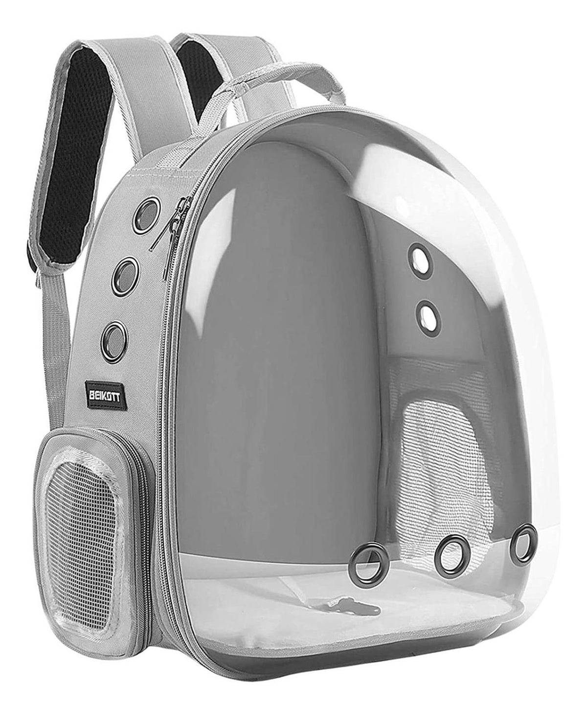 Gray helmet for bikers